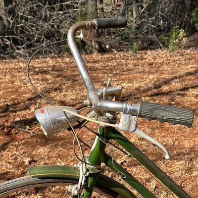 Vintage Green Schwinn Bike