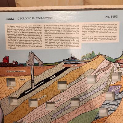 Vintage Ideal 5452 Geological Collection Teaching Home School
