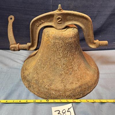 Vintage USA #2 Cast Iron Bell