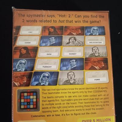 NEW "CODENAMES" #1 PARTY GAME AND LIKE NEW LIT CROSSWORD COMPANION