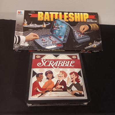 "BATTLESHIP" & "SCRABBLE" GAMES
