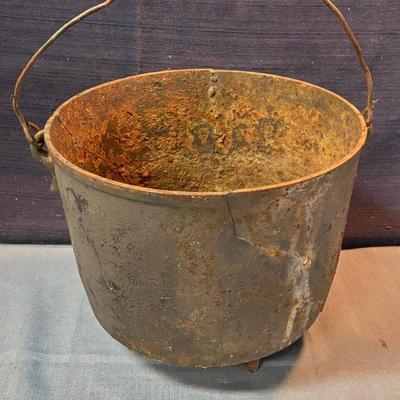 Vintage Cast Iron Flower Pot