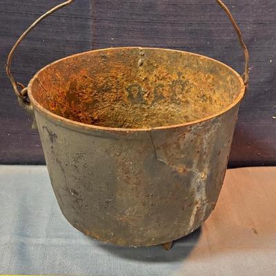 Vintage Cast Iron Flower Pot