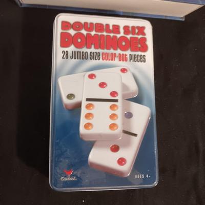 "SHAKESPEARE IN A BOX KING LEAR" & 'DOUBLE SIX DOMINOES" GAMES