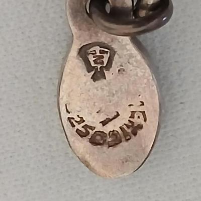 Vintage Solid Mexico 925 necklace choker .925 silver