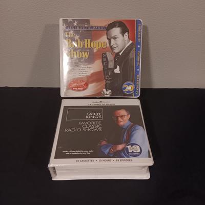 2 NEW "THE BOB HOPE SHOW" & LARRY KING "FAVORITE CLASSIC RADIO SHOWS" ON CASSETTE