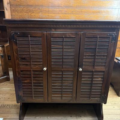 Two Ethan Allen Wood Shelves