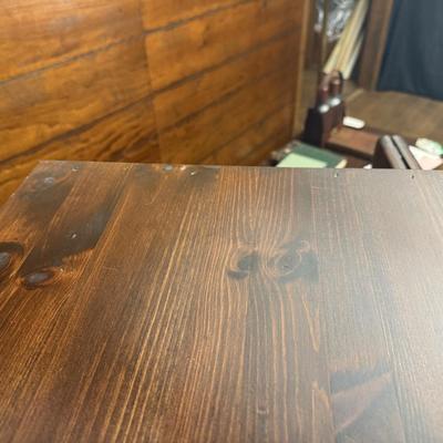 Two Ethan Allen Wood Shelves