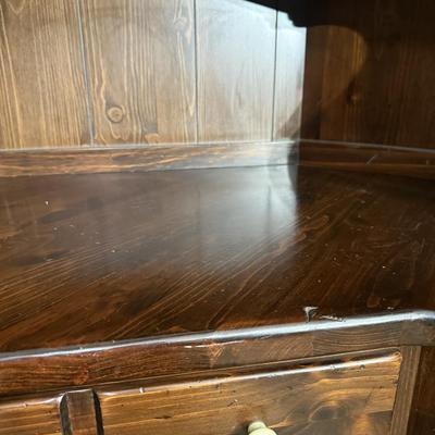 Two Ethan Allen Wood Shelves
