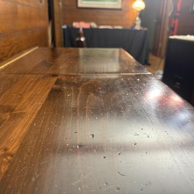 Two Ethan Allen Wood Shelves