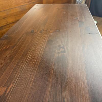 Two Ethan Allen Wood Shelves