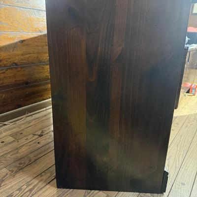 Two Ethan Allen Wood Shelves