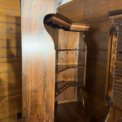 Two Ethan Allen Wood Shelves