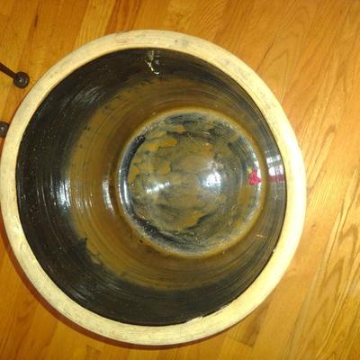 Glazed Pottery Crock- #6 Size