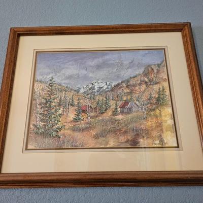 Arlene Law Original artwork - Chair Mountain on the western Slope