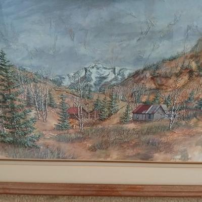 Arlene Law Original artwork - Chair Mountain on the western Slope