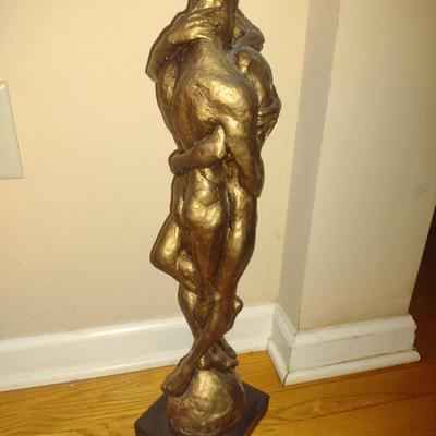'Body and Soul' Sculpture by Jerome Cox Produced by Austin Productions- Approx 24 1/4" Tall