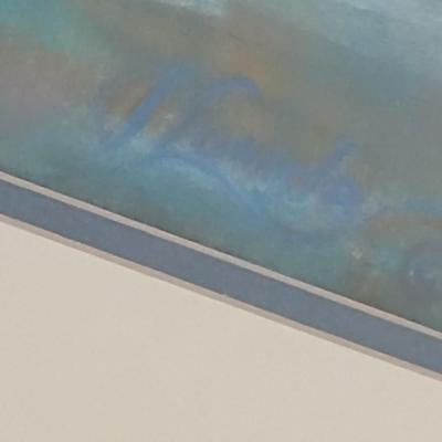 Gene Lowder Shallow water original pastel framed artwork