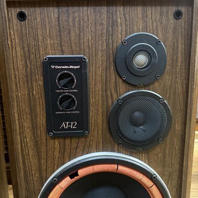 Two Vintage Cerwin-Vega Floor Speakers