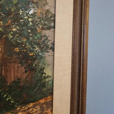 Hope Stevenson Hoffman Homestead original Oil Framed artwork