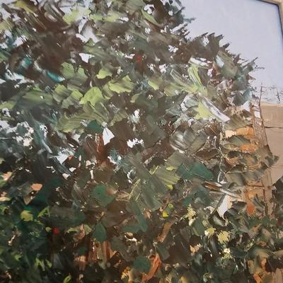 Hope Stevenson Hoffman Homestead original Oil Framed artwork