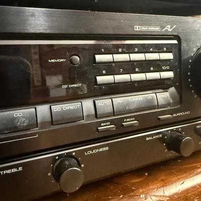 Vintage Kenwood KR-V6020 Stereo Receiver & KX-W6040 Dual Cassette Deck