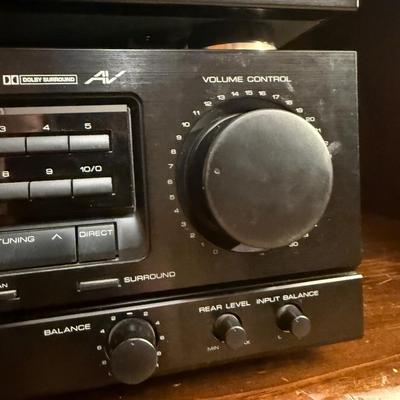 Vintage Kenwood KR-V6020 Stereo Receiver & KX-W6040 Dual Cassette Deck