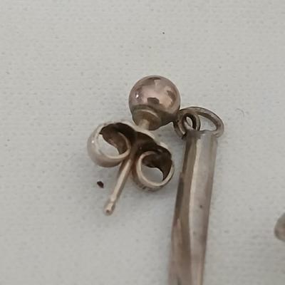 Sterling silver Spanish wave cuff with earrings
