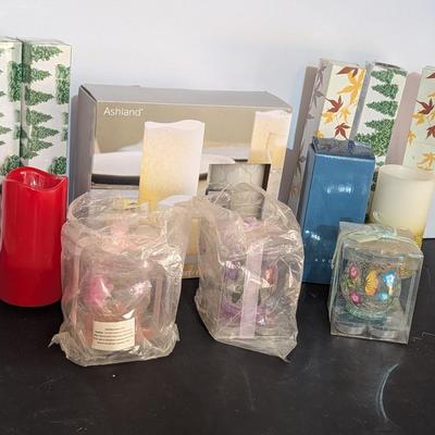 LED Lights Candles Flashlight & Fire Matches