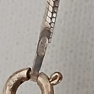 13" 925 Sterling Silver chain with pendant