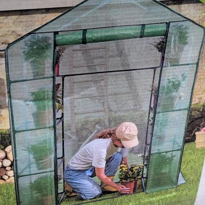 New Garden Line Walk In Greenhouse