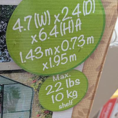 New Garden Line Walk In Greenhouse