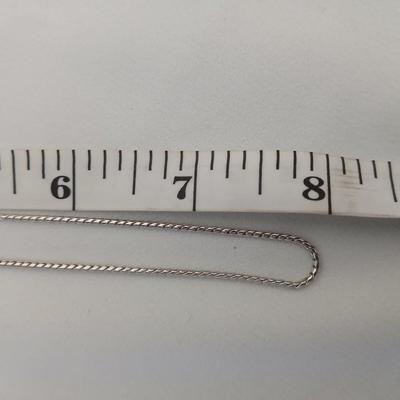 8" .925 925 sterling chain necklace