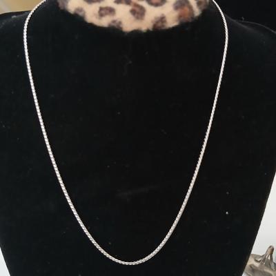 8" .925 925 sterling chain necklace