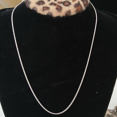 8" .925 925 sterling chain necklace