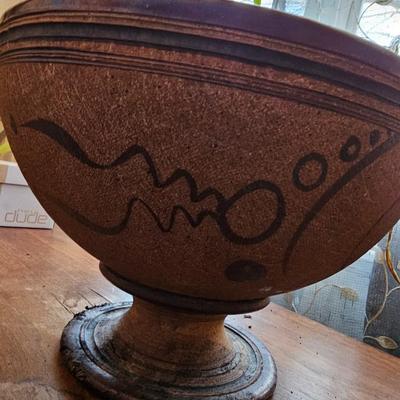 Live houseplant in Beautiful clay pot
