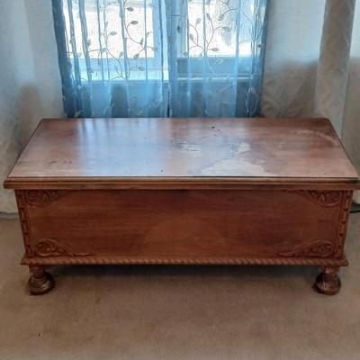 Cedar Craft MFG, Cedar chest made in Cedar Rapids Iowa, April 14, 1932 No. 215-45