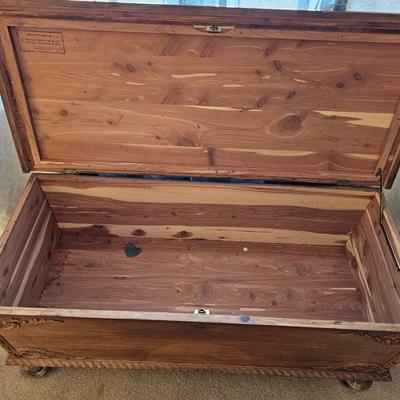 Cedar Craft MFG, Cedar chest made in Cedar Rapids Iowa, April 14, 1932 No. 215-45