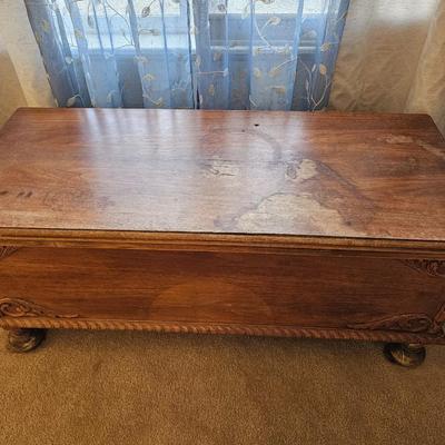 Cedar Craft MFG, Cedar chest made in Cedar Rapids Iowa, April 14, 1932 No. 215-45