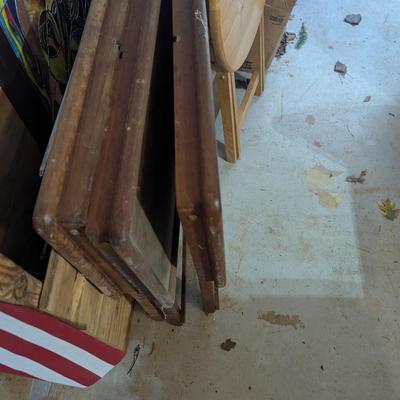 4 - Good Wood Genuine Teak Thailand TV Trays