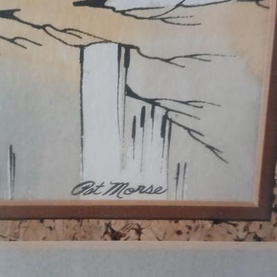 Original framed art " The Protectors" by Pat Morse