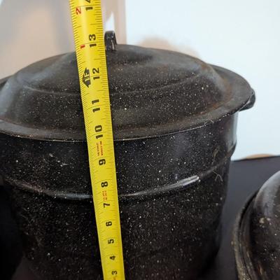 Enamel Speckled Canning Pot & Roasting Pans