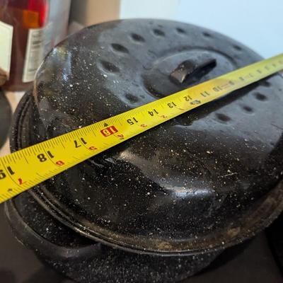 Enamel Speckled Canning Pot & Roasting Pans