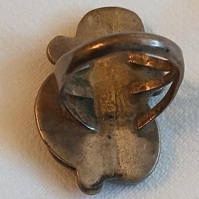 Vintage Sterling Silver 925 Native American Turquoise Ring