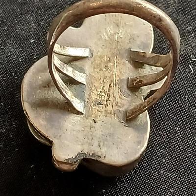 Vintage Sterling Silver 925 Native American Turquoise Ring