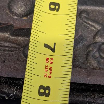 Vintage John Wright Cast Iron Alphabet Cookie Mold