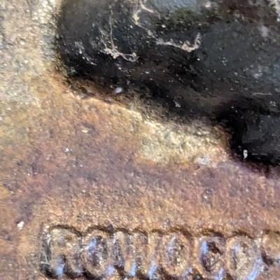 Vintage ROWOCO Cast Iron Christmas Tree Muffin Pan