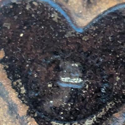 Vintage Cast Iron Heart Muffin Pan