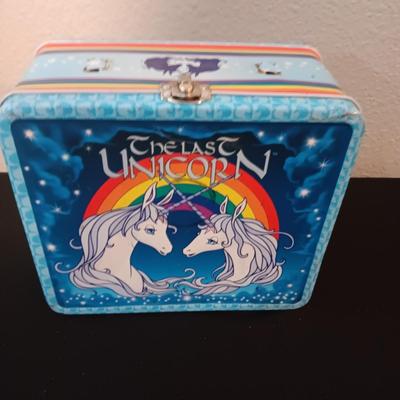 VINTAGE LUNCH BOX "THE LAST UNICORN"