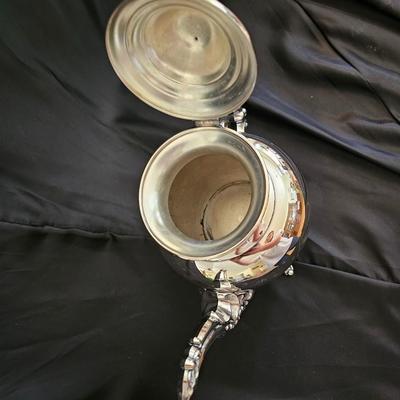 Vintage Oneida Silver Plated 5 Piece Footed Tea & Coffee Set